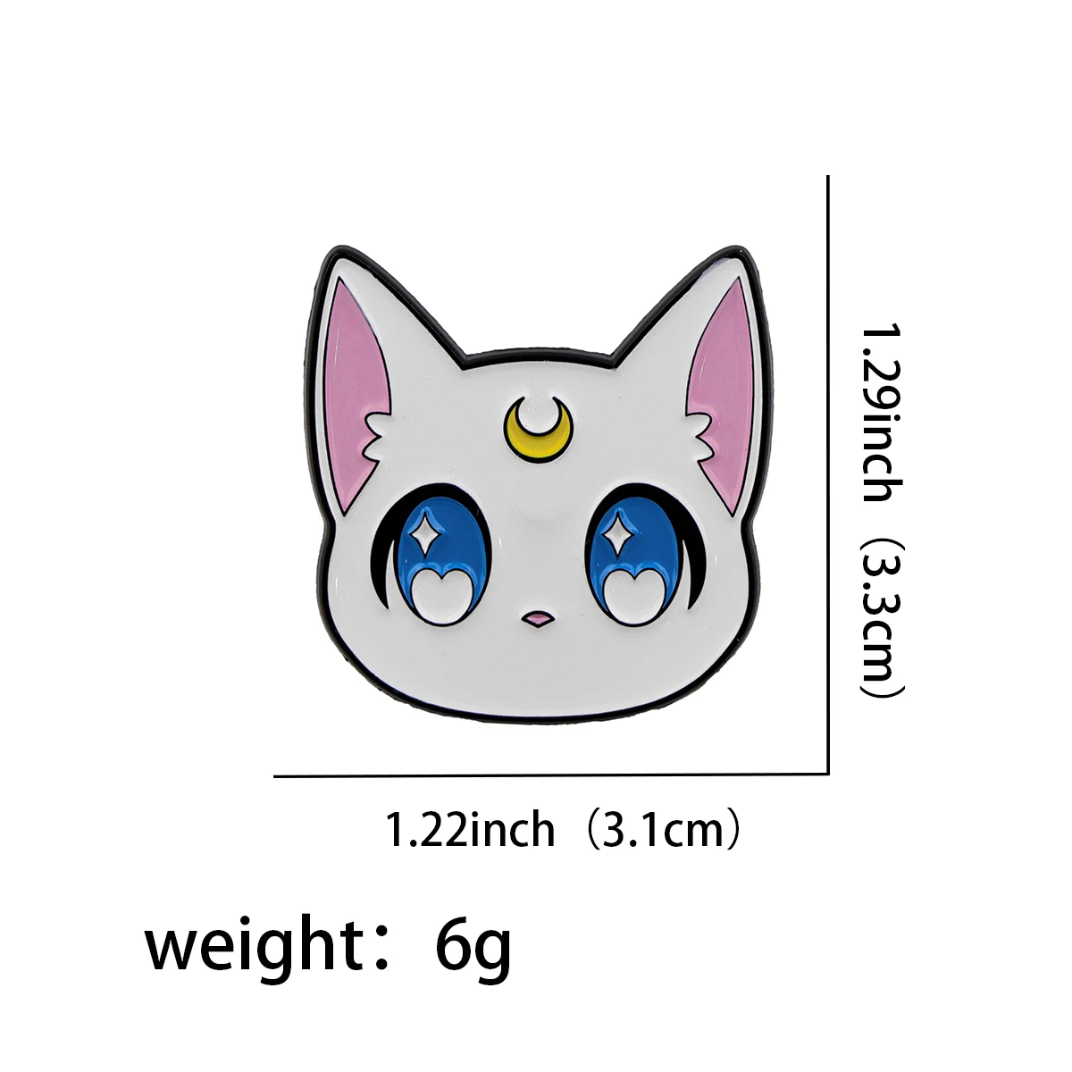 Cute Cat Enamel Pin Cartoon Animals Badge On Backpacks Brooch Pines Lapel Pins Cosplay Accessories Anime Jewelry Toys Gifts