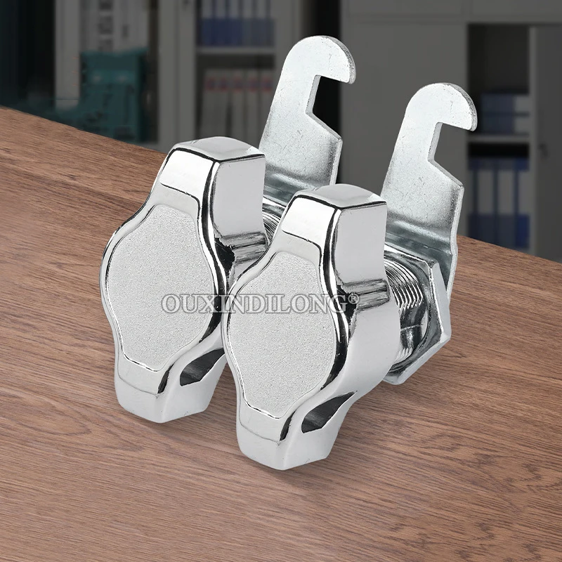 

10PCS Zinc Alloy Cam Locks Mailbox Toolbox Metal File Cabinet Locks Lock Hole Thumb Turn Knobs Lock Locker Wardrobe Door Locks
