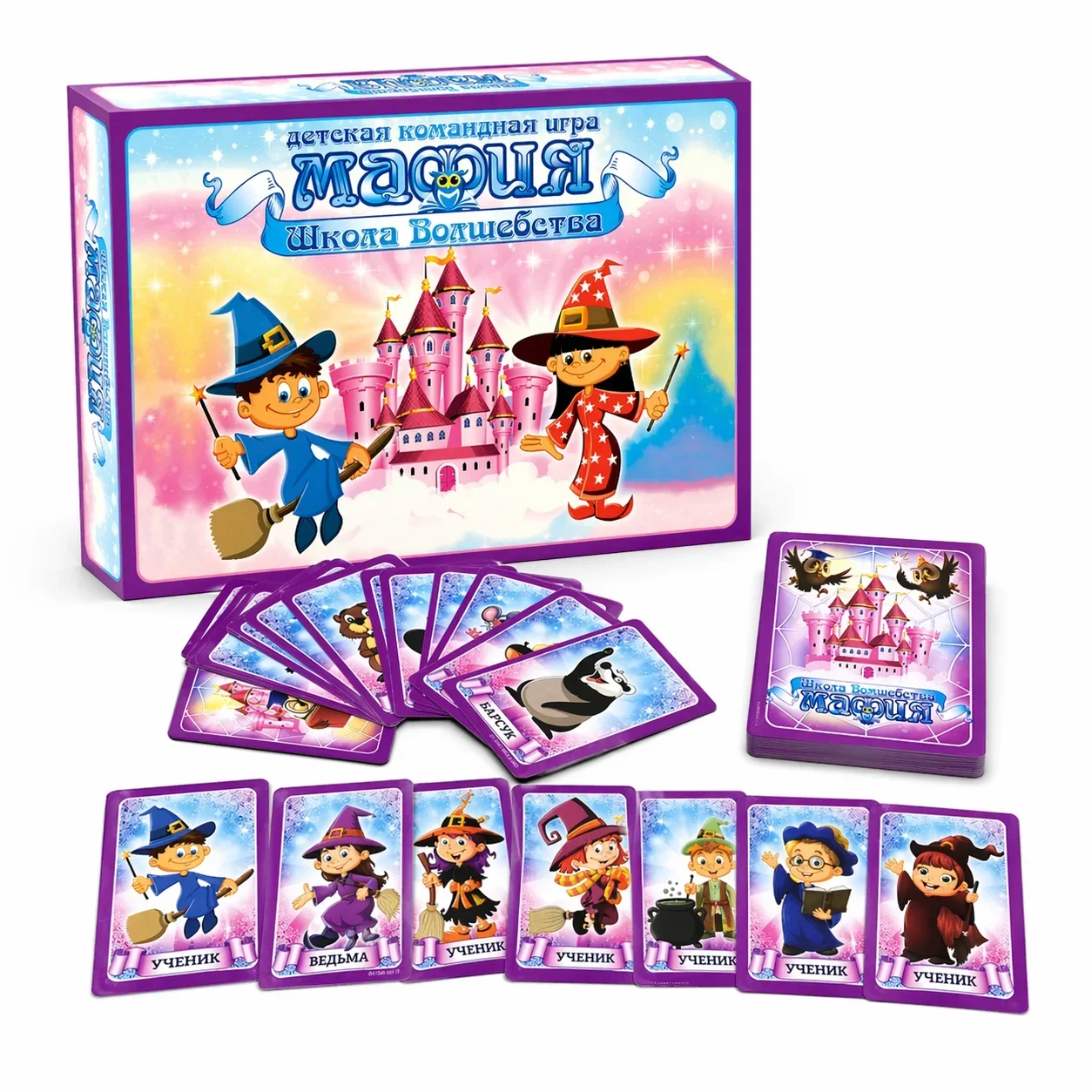 

Magic School Team Board Game - Cooperative Dice Rolling Adventure for Kids, Spell Casting Fun