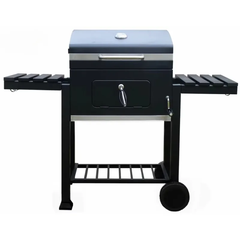 STLF Hottest Courtyard Grill BBQ Grill for Outdoor Cooking Double Side  Foldable Grill Trolley