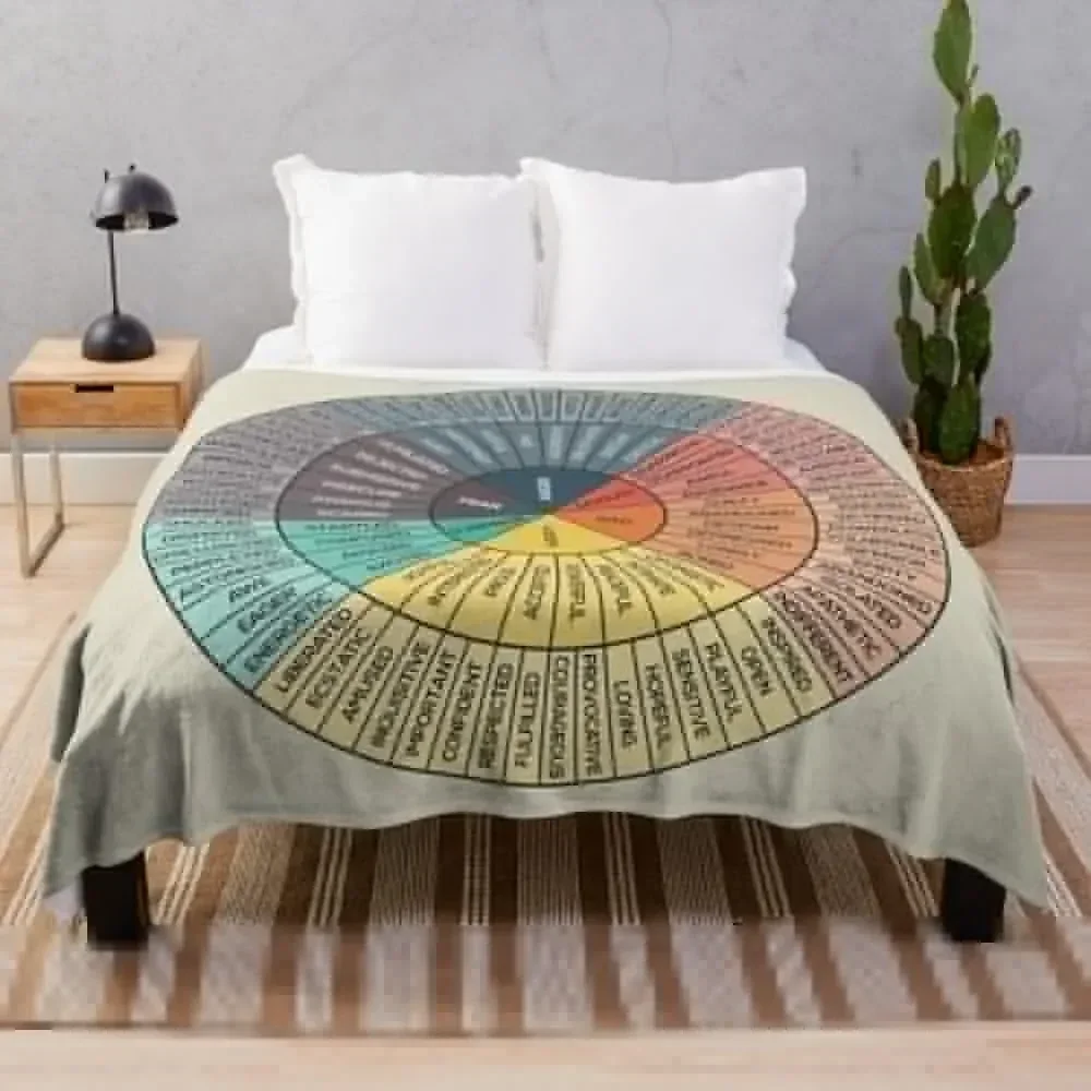 Wheel Of Emotions Throw Blanket warm winter Summer Beddings Thermals For Travel Decorative Beds Blankets