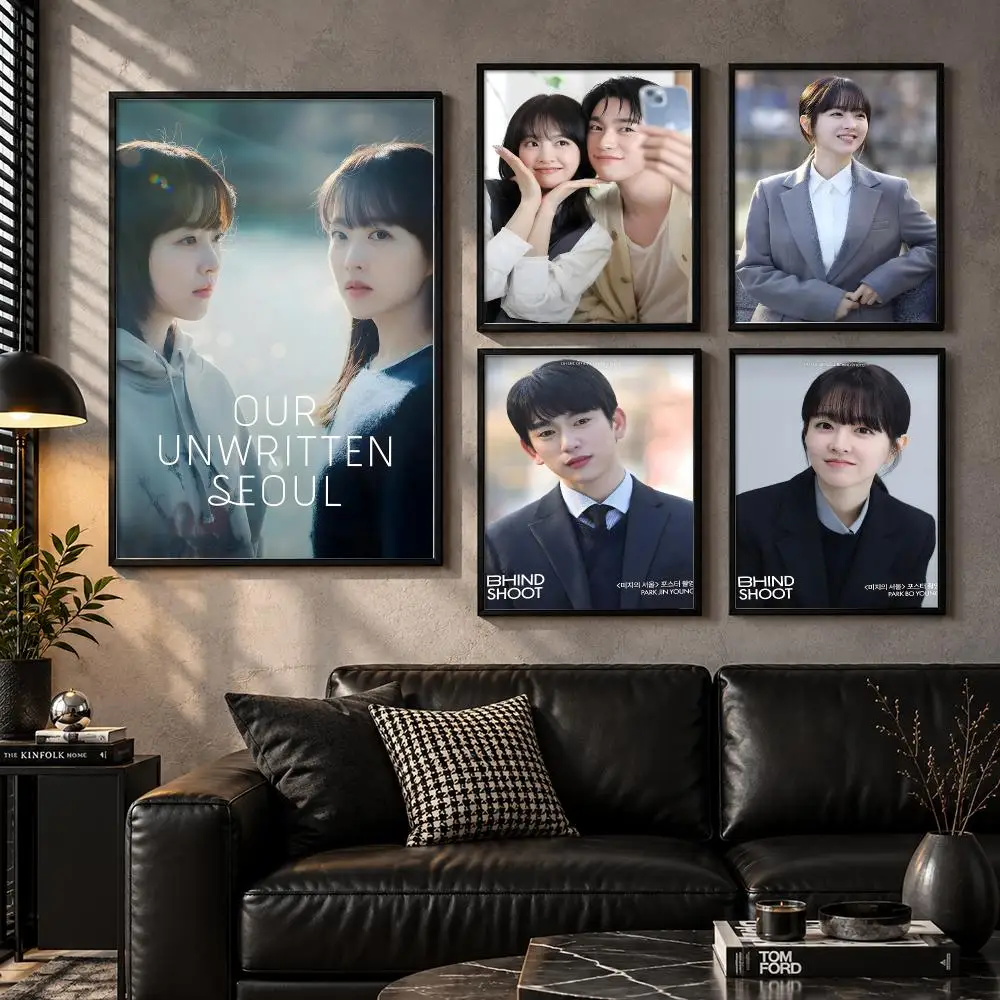 Our Unwritten Seoul Sisters Swap Korean TV Romance Poster Self-Adhesive Unframed Fashion Wall Prints for Office & Home Decor