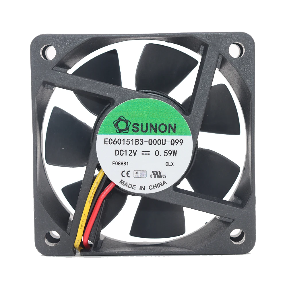 

EC60151B3-Q00U-Q99 Original Kingwin 6015 12V 0.59W 4-wire PWM Quiet Fan
