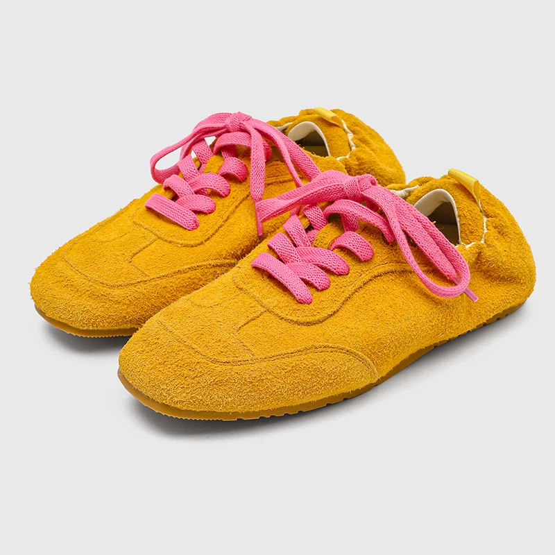 New Flat Bottomed Fashionable Ugly Cute Men German Training Shoes Fashionable Boken Shoes Casual Breathable Sports Couple Shoes