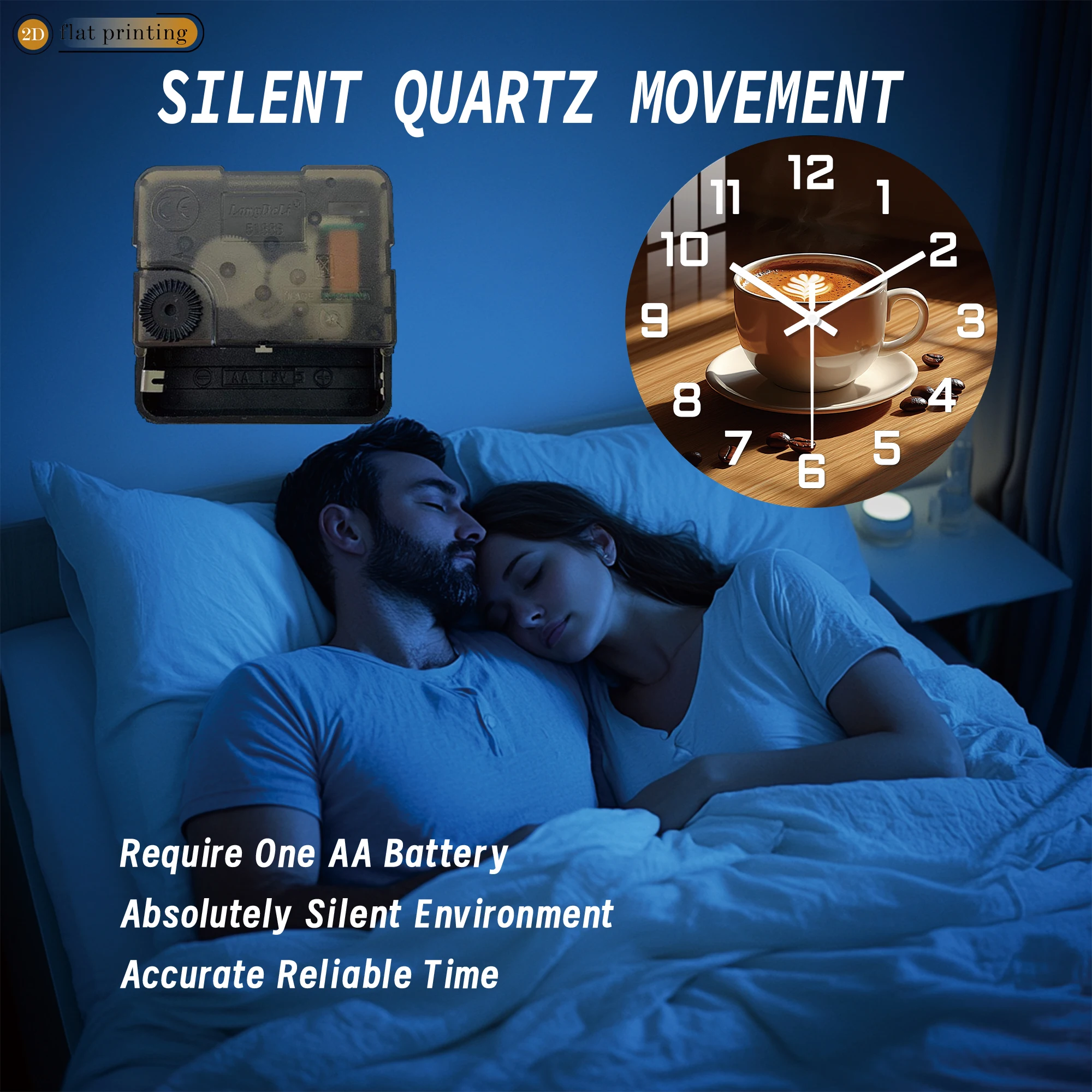 Coffee Cup Wall Clock 6