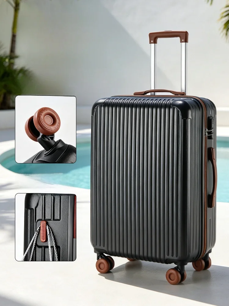2026-new-thickened-travel-suitcase-20-inch-boarding-men's-roller-skate-wheels-durable-password-lock-luggage-bag-for-travel
