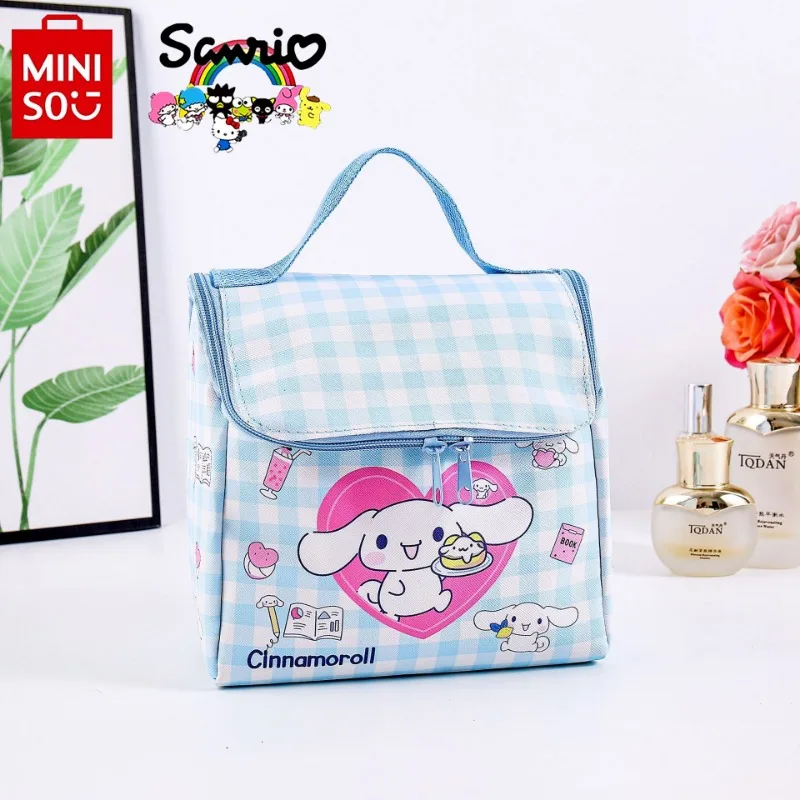 Miniso Sanrio New Makeup Bag Fashionable and High Quality Waterproof Wash Bag Large Capacity Multi Functional Storage Bag