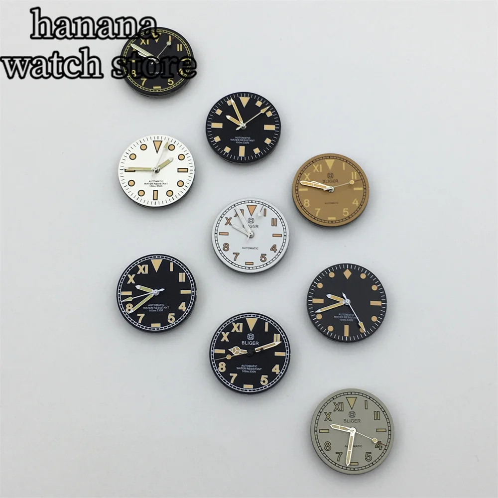 قرص معقم بليجر ، 29 ، أسود وأبيض ، أصفر ، nh35 ، nh36 ، tp5000 ، eta2824 ، أنا ، ميوتا ، 821a ، Mingzhu DG2813 ، حركة