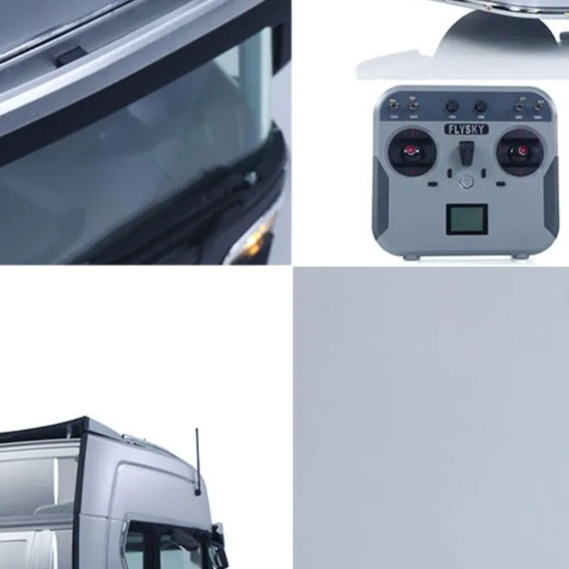 1/14 KABOLITE 770S 100 RC Tractor Truck 6x6 Remote Control Lorry Car 2Speed Gearbox Differential Lock Battery Radio RTR Model