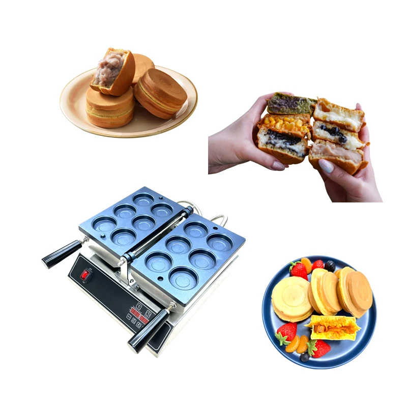 

Imagawayaki Obanyaki Wheel Cake Machine Street Food Commercial Red Bean Japanese Cake Waffle Machines With CE