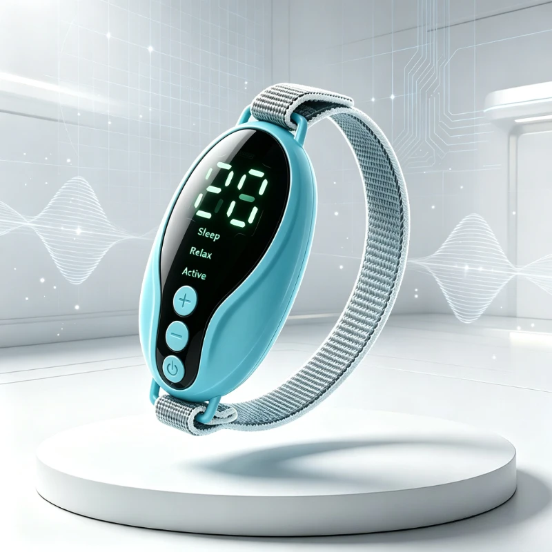 2 Modes 20 Levels EMS Sleep Aid Relaxation Treatment Microcurrent Pulse Hypnosis Device Suitable Insomnia Anxiety