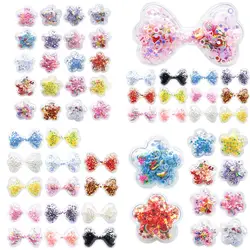 10pcs Fruit Strawberry Acrylic Shakers With Sequins Quicksand For Phone Case Decoration,DIY Hair Bow Accessories,10Yc18639