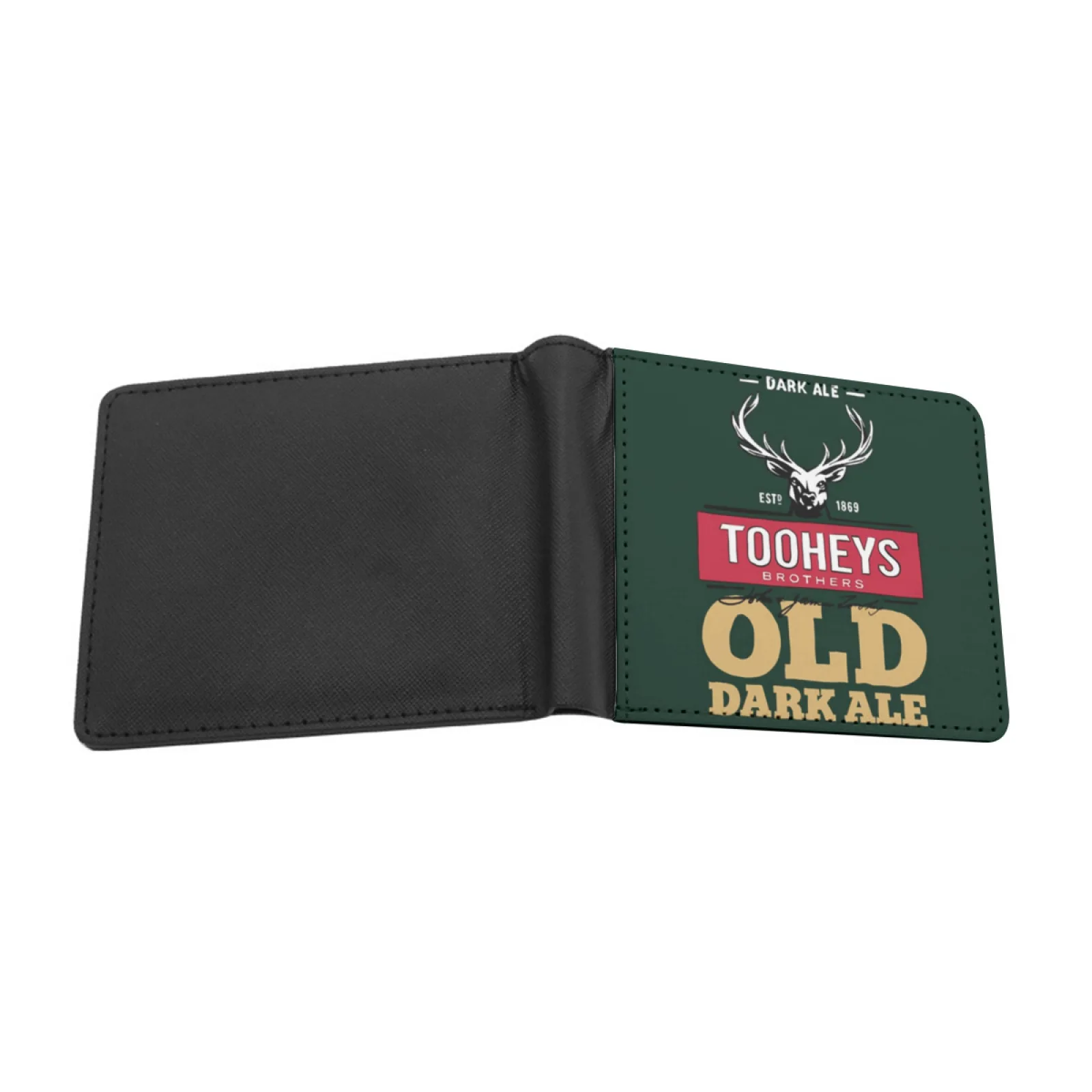 Tooheys Old Dark Ale Pop Classic Personalized Men's Leather Wallet Card Money Bag Pu Leather Wallet Tooheys Beer Drink Mount