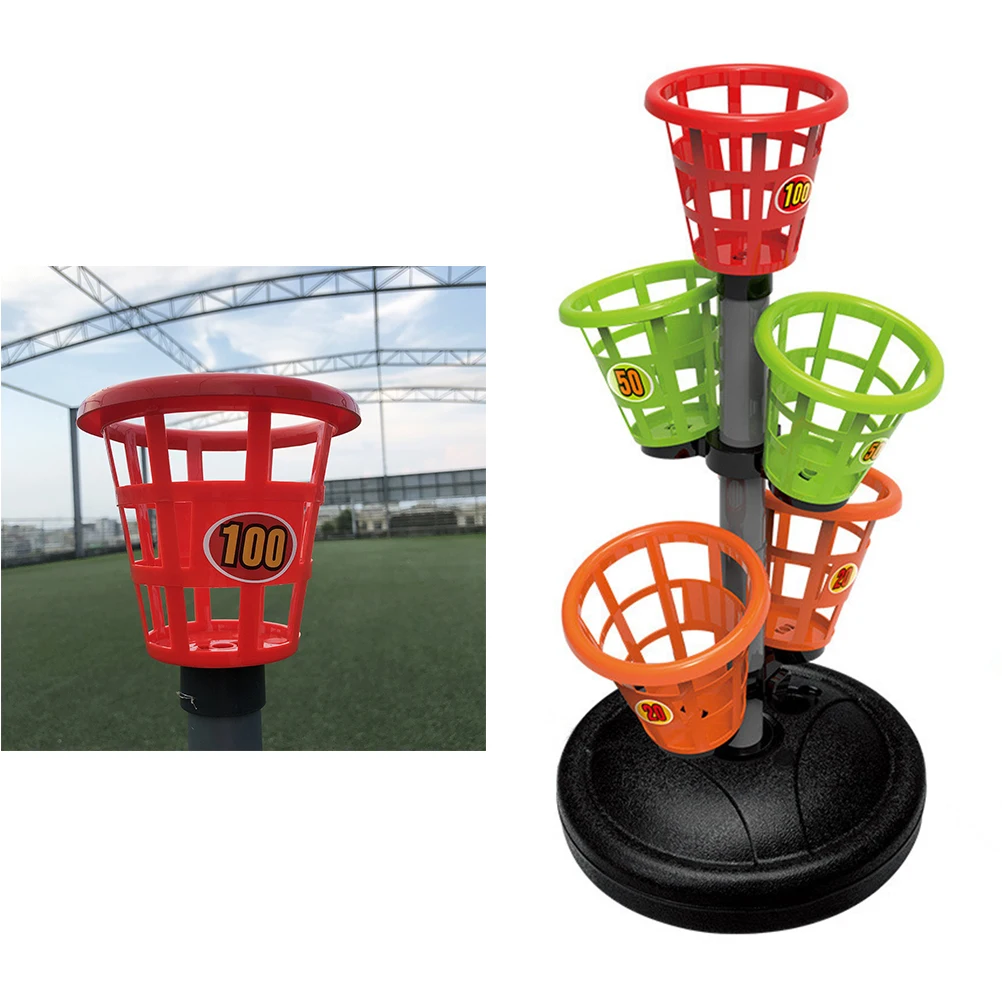 

Tower Toss Game Bean Bag Basket Toss Holder For Kids Adults Educational Plaything Throwing Outdoor Indoor Use Safe Bright