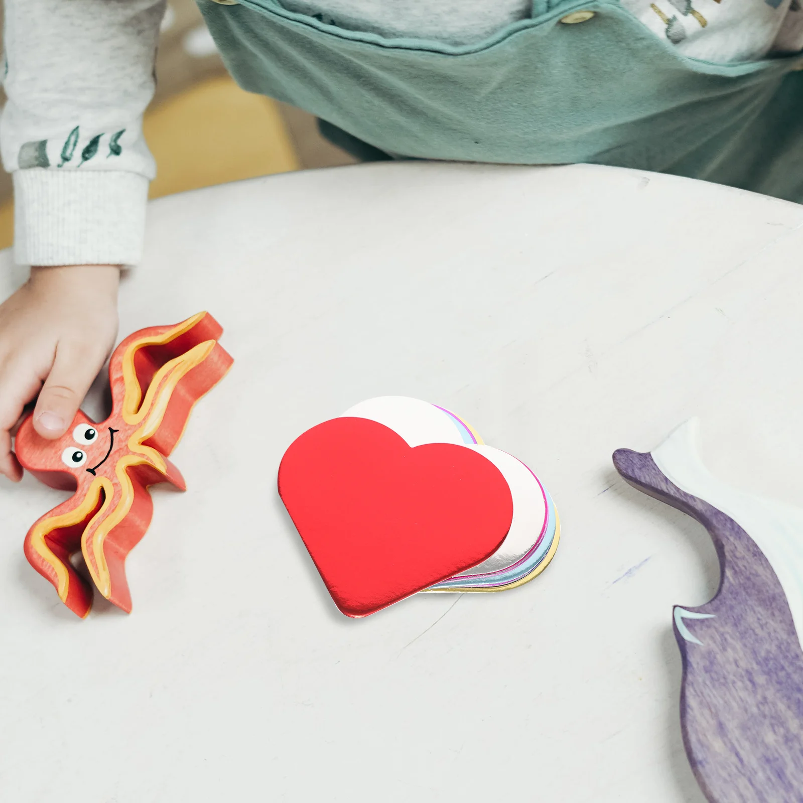 30 ورقة من قطع الورق الملونة للبطاقات، مجموعة ورق مقطوعة لصنع الحرف اليدوية، تدريب المهارات الحركية، التفاعل بين الوالدين