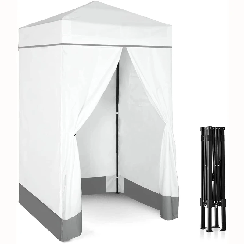 

Pop up changing room canopy portable privacy cabin suitable for swimming pool fashion photography or camping