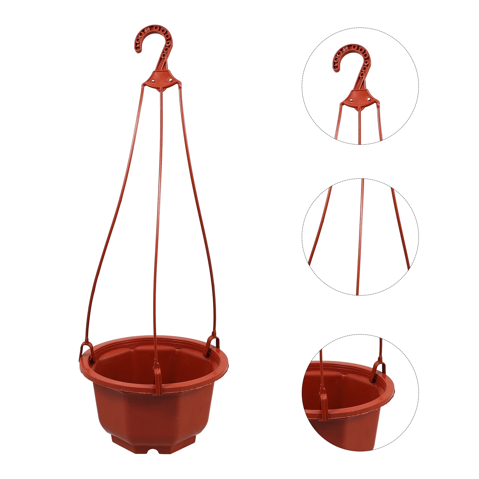 

2pcs Flower Pots Outdoor Wall Mounted Planters Plastic Garden Planters For Succulents Hanging Planter Modern Suspended