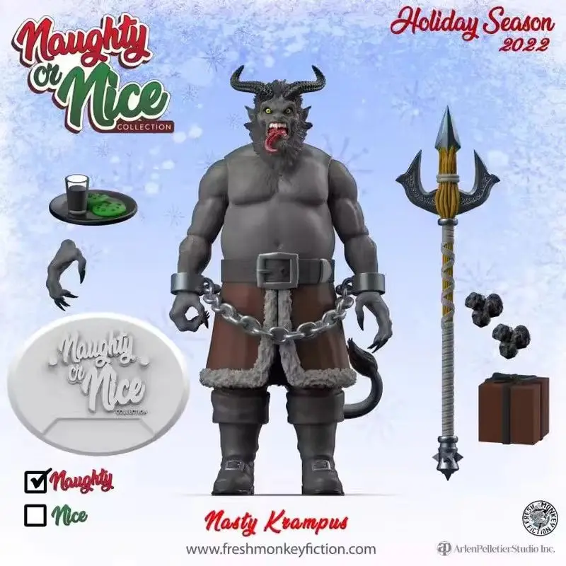 سانتا كلوز سلسلة 2 موجة تحصيل عمل الشكل 1/12 مقياس البربرية رجل الكبار لعبة تحصيل اليدوية الفن هدايا عيد الميلاد