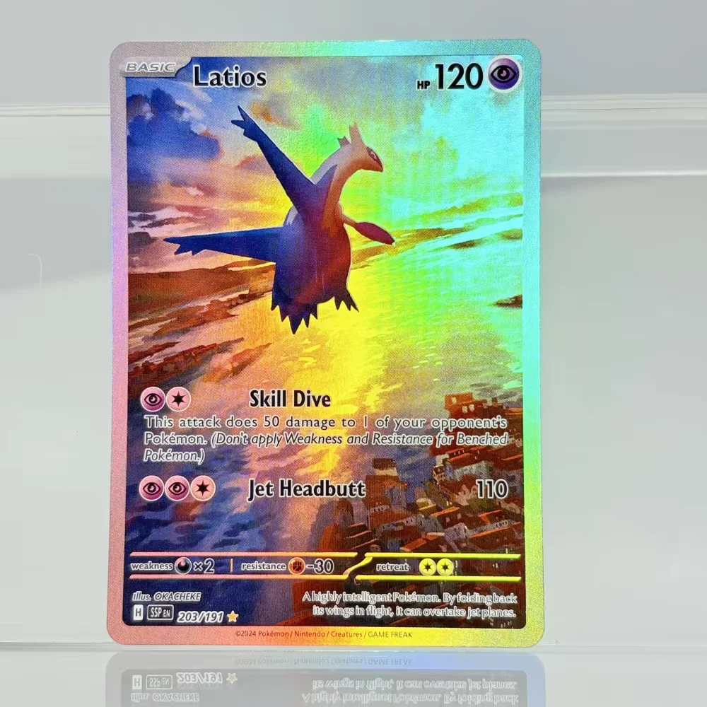 Holographic Game Trading Collection PTCG Proxy Cards Charizard Pikachu Mew EX Singl PKM Folienkarten PROXY Card