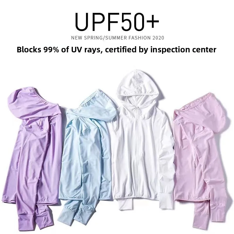 

Women's Long Sleeve UPF50 Sun Protection Clothing Breathable UV Protection Shirt Men's Style Summer Fashionable Commute Wind