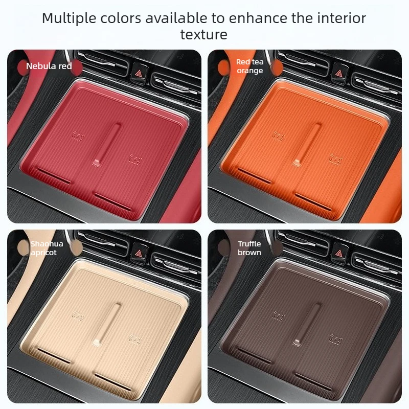 For AITO 7 AITO 8 2026 Car Central Control Wireless Charging Pad Anti Slip Pad and Silent Pad Car Interior Modify Accessories