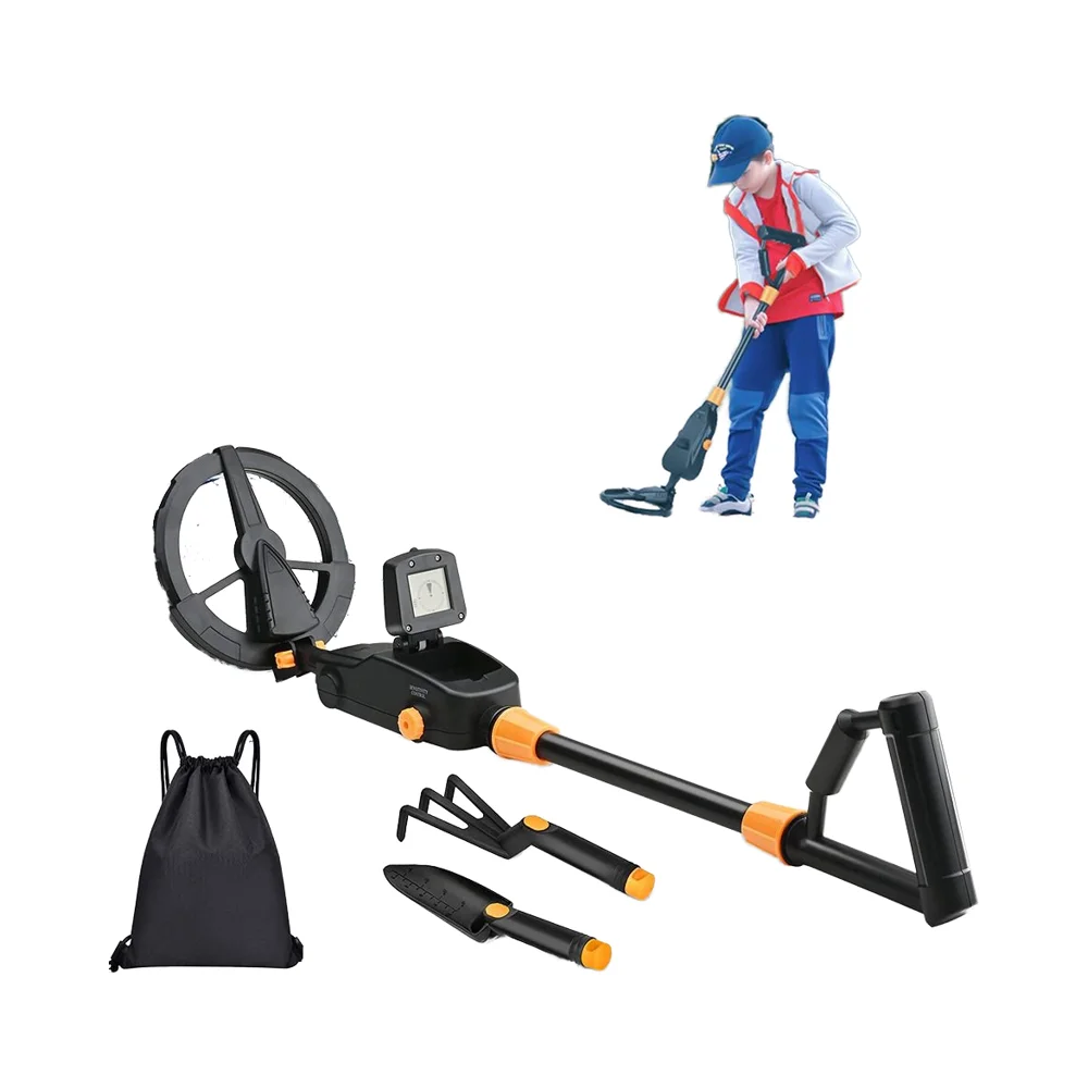 7.4 Inch Waterproof Coil Kids Metal Detector 10cm Depth Lightweight Gold Finder CE ROHS FCC Certified