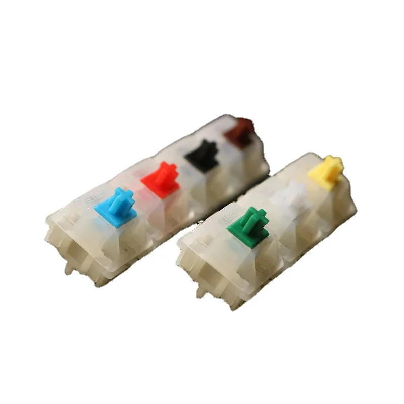 Milky Gateron switch 5 pin clear brown blue red black yellow