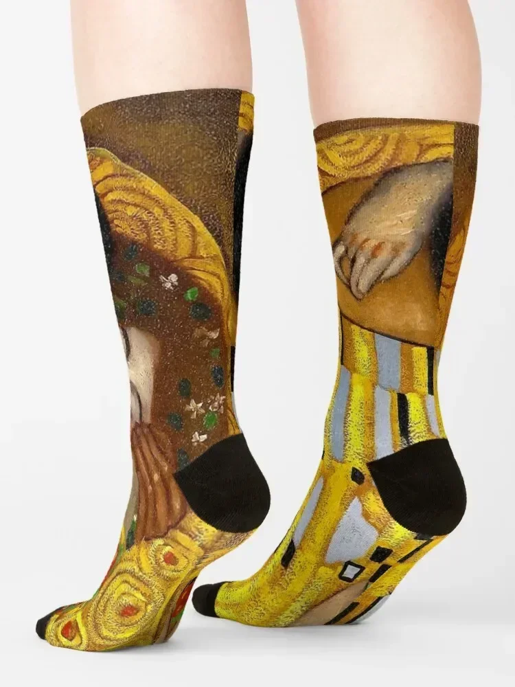 Gustav Klimt patting art Colorful Socks gift new year set aesthetic Socks Men Women's