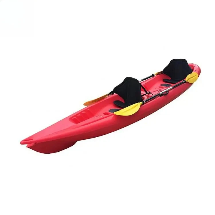 Trade Assurance Two-Seater  Rotomolding LLDPE Material Fishing Boat for Lake Drifting Outdoor Usage