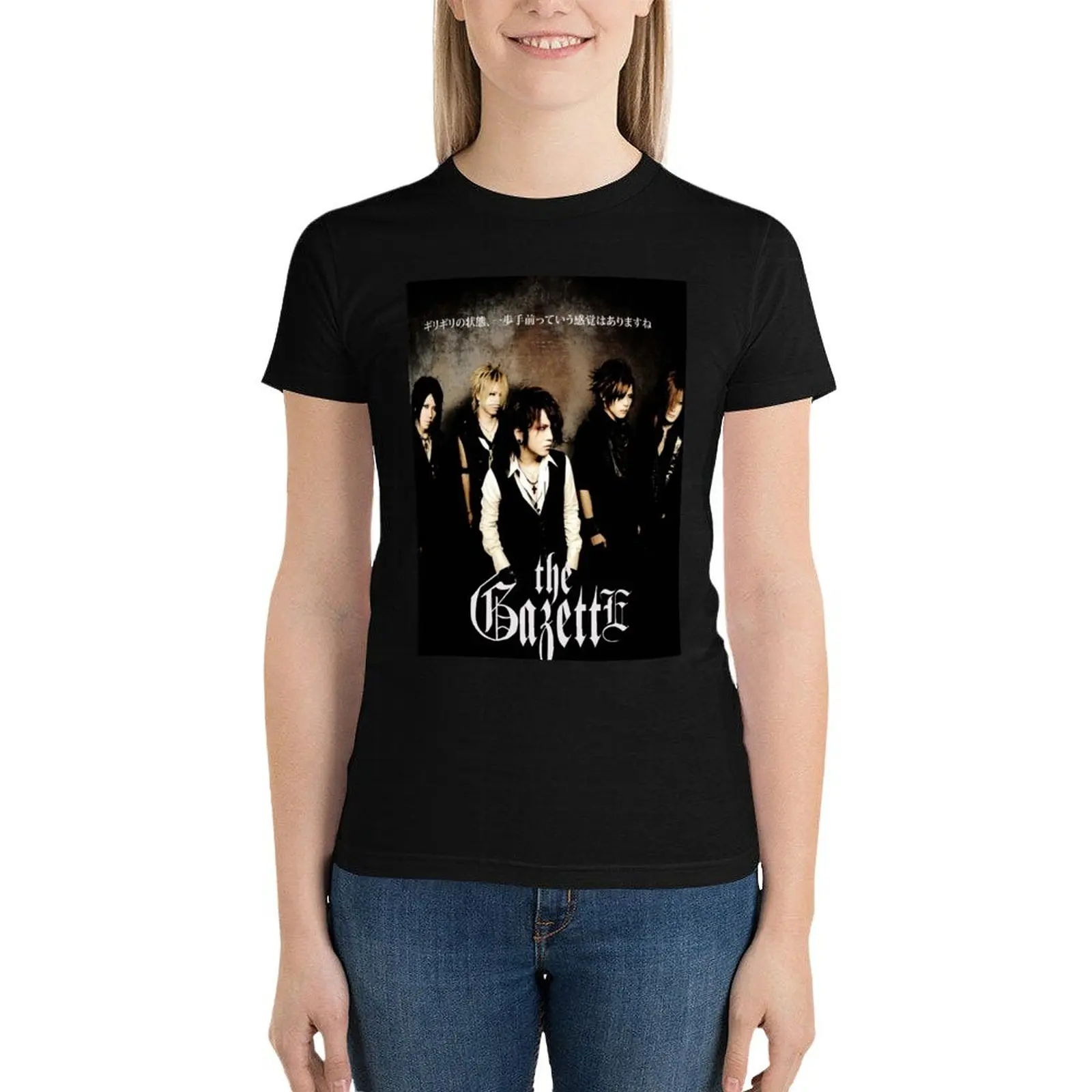 New cover the gazette lagu rock T-Shirt lady clothes cute clothes aesthetic clothes cute tops t shirt for Women