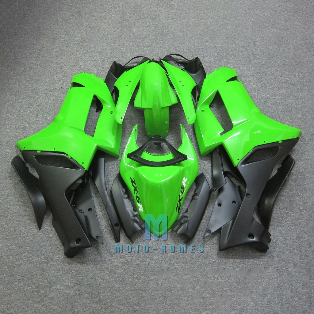 Free Custom Fairing Kits for Kawasaki Ninja 2007 2008 ZX6R ZX 636 6R 07 08 Street Circuit ABS Motorcycle Injection Mold Bodywork