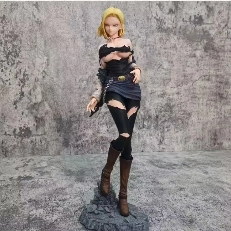 30cm Dragon Ball Z Figures Android 18 Figure Pvc Statue Action Figures Collection Decoration Girl GK Toy Birthday Christmas Gift