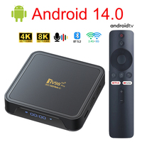 TV98 Pro Smart TV Box Android 14 UHD 8K Allwinner H313 Quad Core 2+8G/16G Dual Wifi Bluetooth Media Player Set Top Box