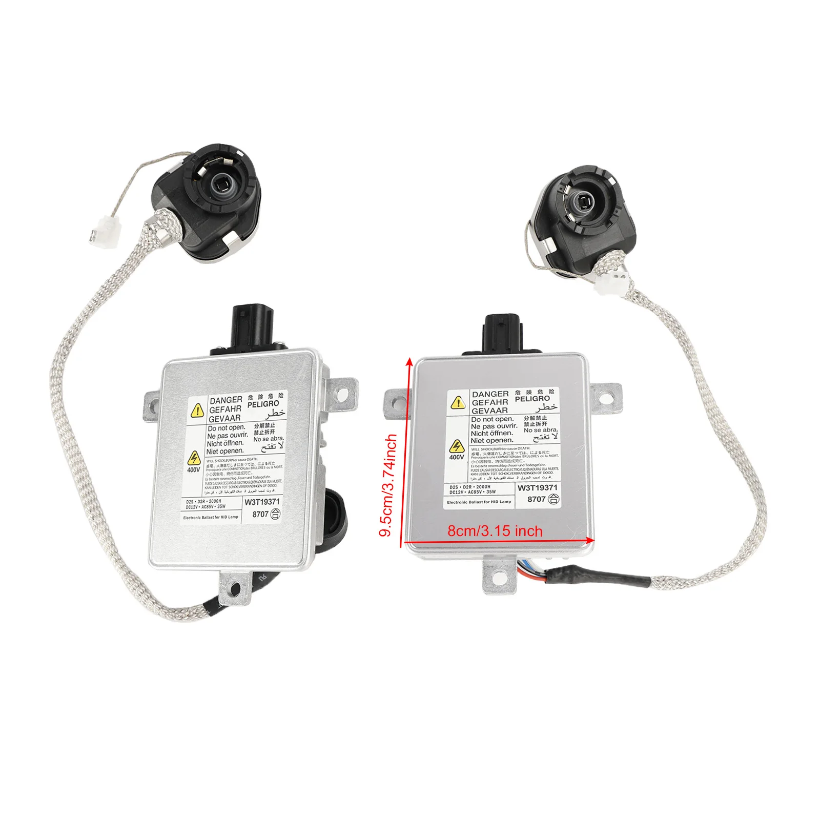 2x XENON HID Headlight Ballast & Igniter & D2 Bulb For ACURA TL TSX ILX MDX RDX ZDX 33119-TA0-003 33119TA0003 33129SNB003
