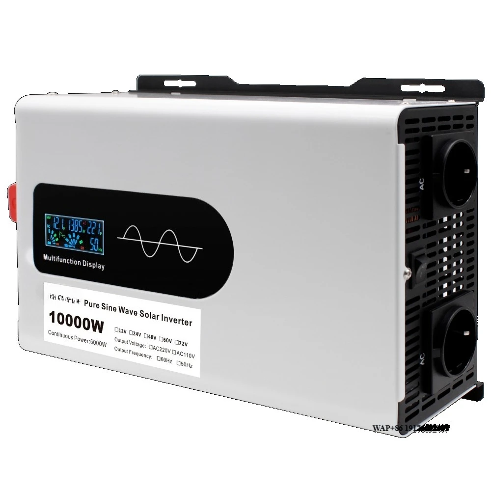 

High Power 12V24V48V60V72V96Vpure Sine Wave Inverter 10000W Inverter 12v 220v Car Power Inverter 110V