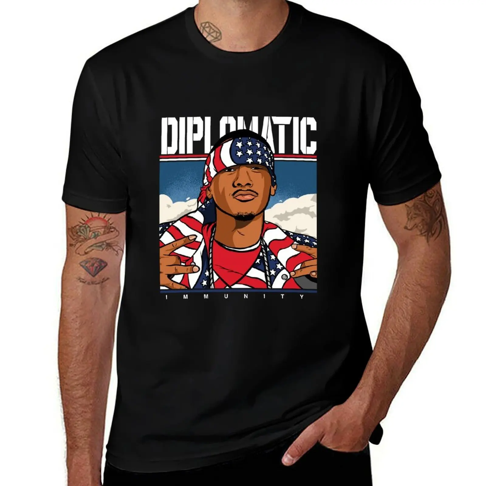 Diplomatic Immunity T-Shirt t shirt man casual T-Shirt