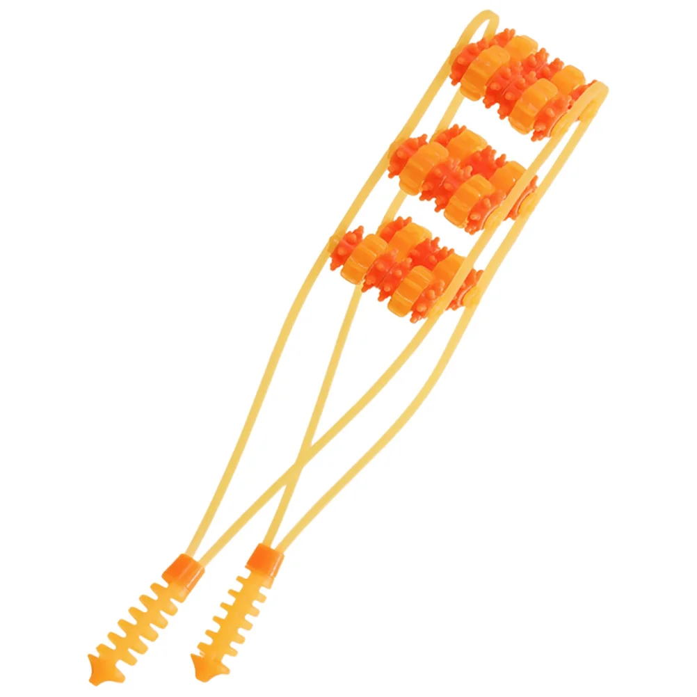 

Ручной массажер для спины, роликовый пояс, легкий портативный ручной ролик для мышц для массажа всего тела, шеи, плеч и ног