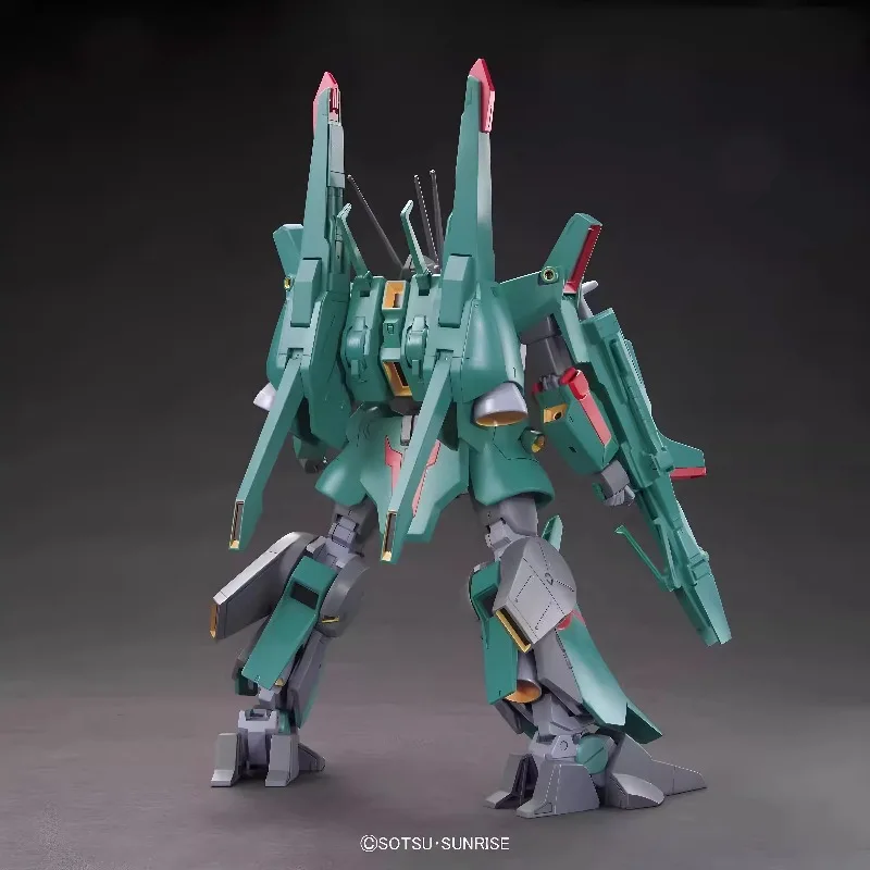 반다이 오리지널 정품 HG 1/144 건담 AMX-014 도벤 울프 액션 애니메이션 피규어 장난감 소년 어린이 선물 조립 모델 장식품