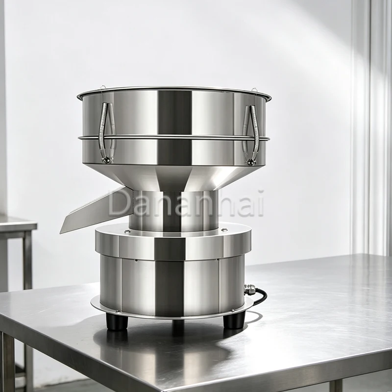 Stainless Steel Vibration Sieve, Electric Powder Screening Machine, Multi Purpose Sifting Equipment For Nut Powder