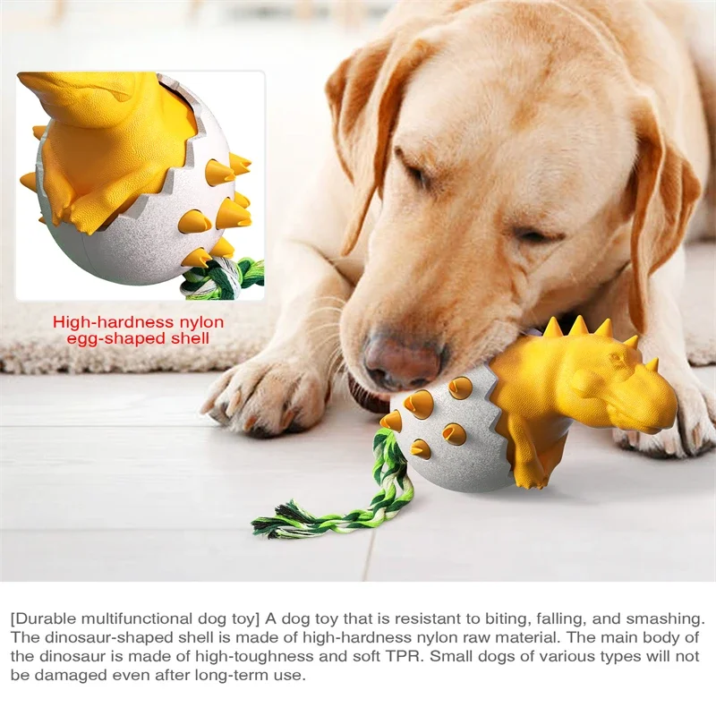Dinosaur Egg Dog Chew Toy 3