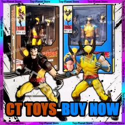 In Stock Ct Toys Wolverine Mafex 138 Figure Brown Comic X-Men Anime Action Figure Figurine Model Statue Customized Gifts Toys