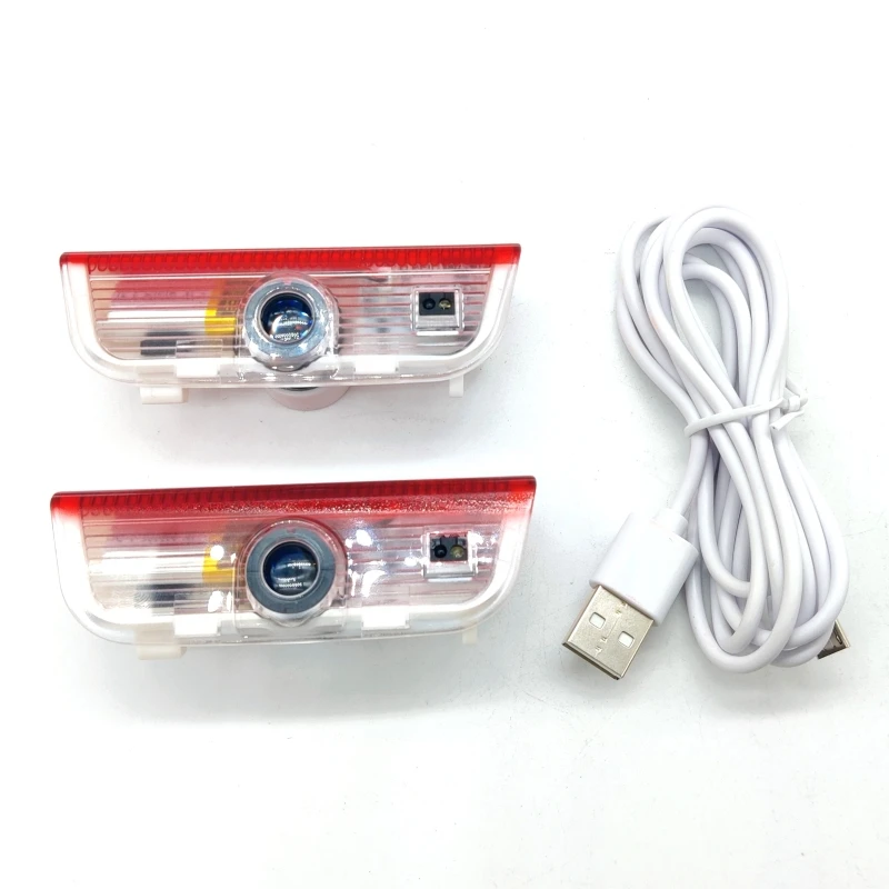 LED Door Light Battery Inside Rechargeable FOR No Lamp VW Passat B6 Golf5 6 7 Jetta MK5 MK6 CC Tiguan Scirocco VW R R-line