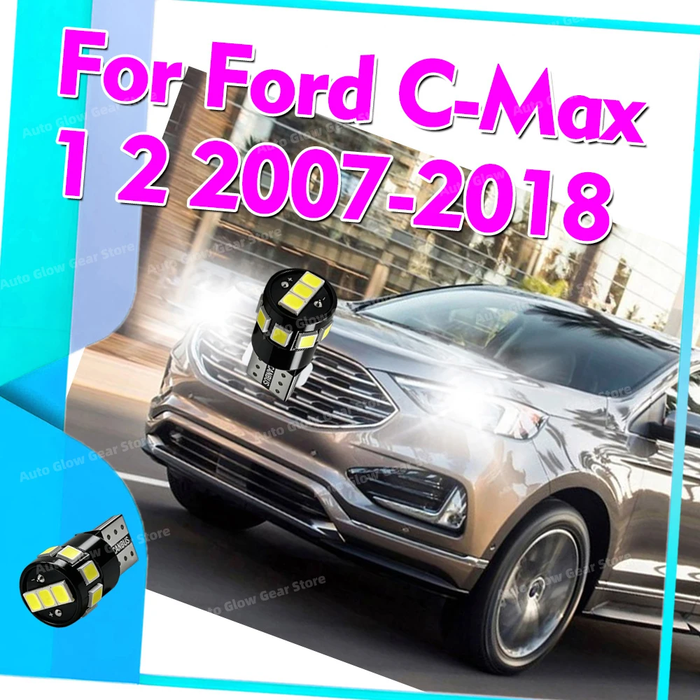 

2Pcs LED Clearance Lights 6000K Parking Lamps For Ford C-Max C Max 2007-2018 2008 2009 2010 2011 2012 2013 2014 2015 Accessories