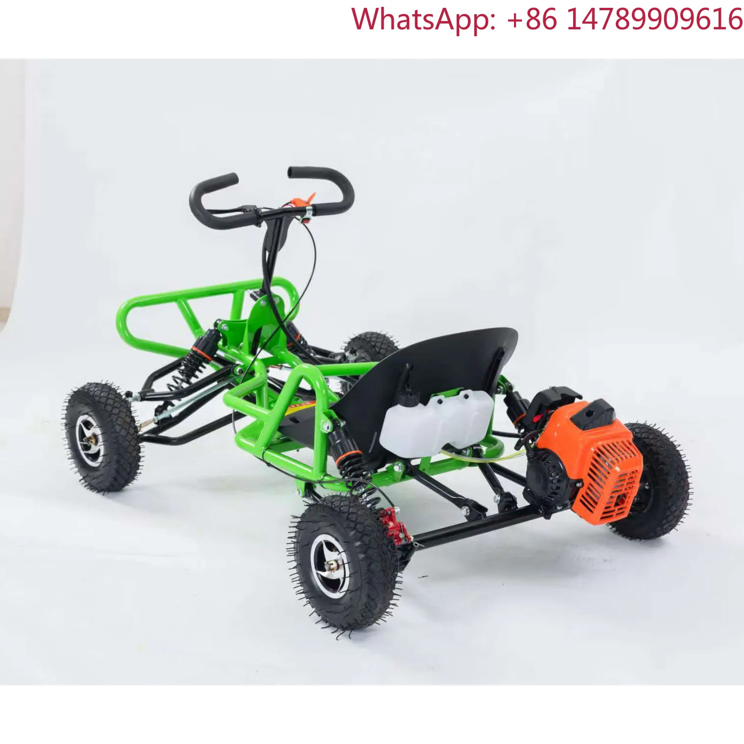 Karts de course YLC Mini Crazy Racing Drift pour adultes et adolescents, moteur 2 temps 63,3 cm³, 35 km/h, refroidissement par air, buggy tout-terrain CRKCI