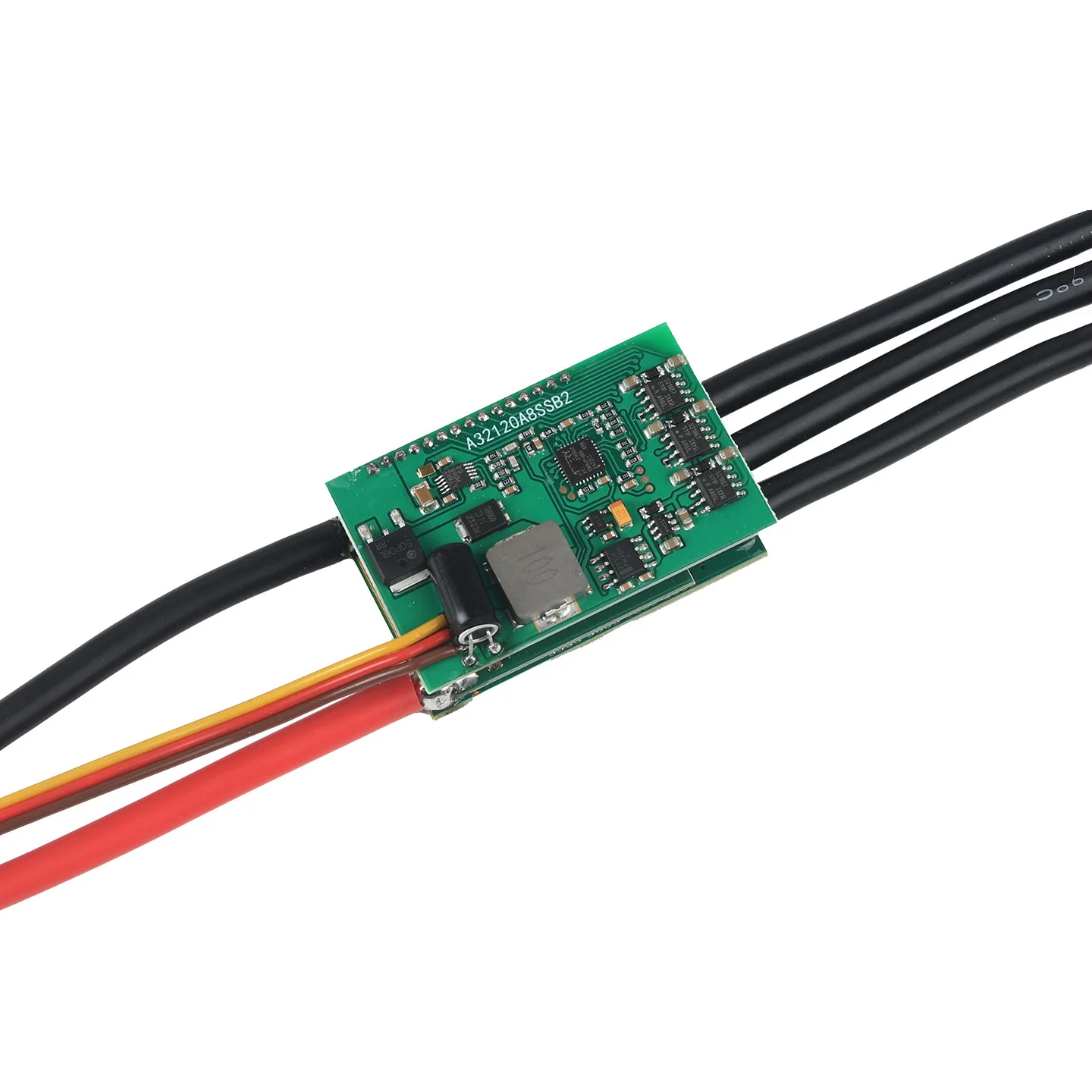 FATJAY 12S 48V 100A ESC propulsor submarino sin escobillas con 5,5 V 8A BEC cabina sellada tablero desnudo 100% velocidad hacia adelante/trasera