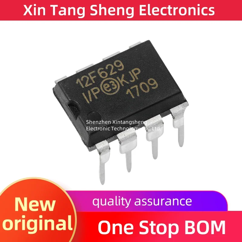 5-10/peças novo original PIC12F629-I/p PIC12F675-I/p pic12f629 pic12f675 12f629 12f675 dip-8 microcontrole flash de 8 bits em estoque