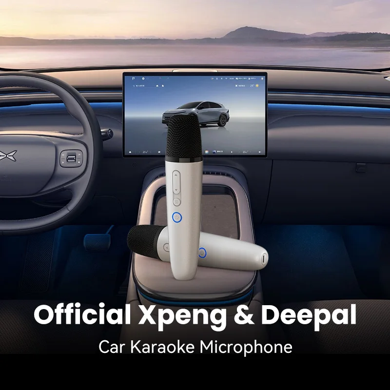 

Official XPeng & Deepal factory Car Microphone With Receiver, Karaoke Microphone for Xpeng & Deepal all Models, Original sale.
