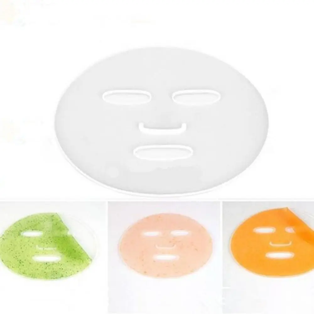 New Silicone Facial Mask Mold Masks Making Tool Transparent Clear Mask Mould Tray Reuseable DIY Facial Mask Plate