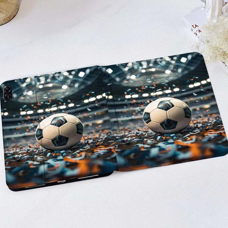 Creative Football Design For Huawei MatePad M5 T5 SE 11 Pro Honor Tab 5 V7 V8 X9 GT 10.1 10.8 Inch Tablet Case
