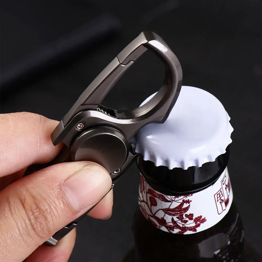 Hand Spinner Fidget Spinner Keychain Bottle Opener Creative Design Fidget Bottle Opener Stainless Steel Metal